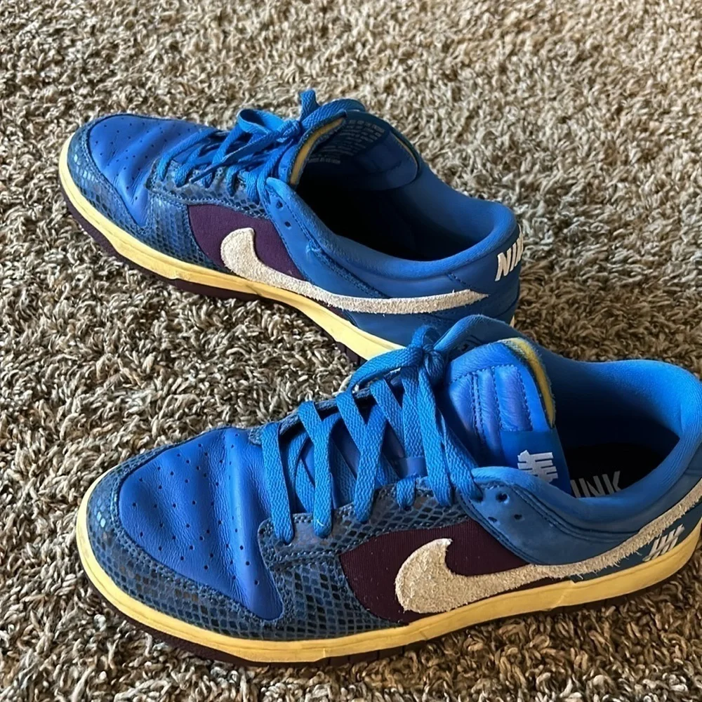 Nike Dunk Low Undefeated 5 On It Dunk vs. AF1 size 10.5
